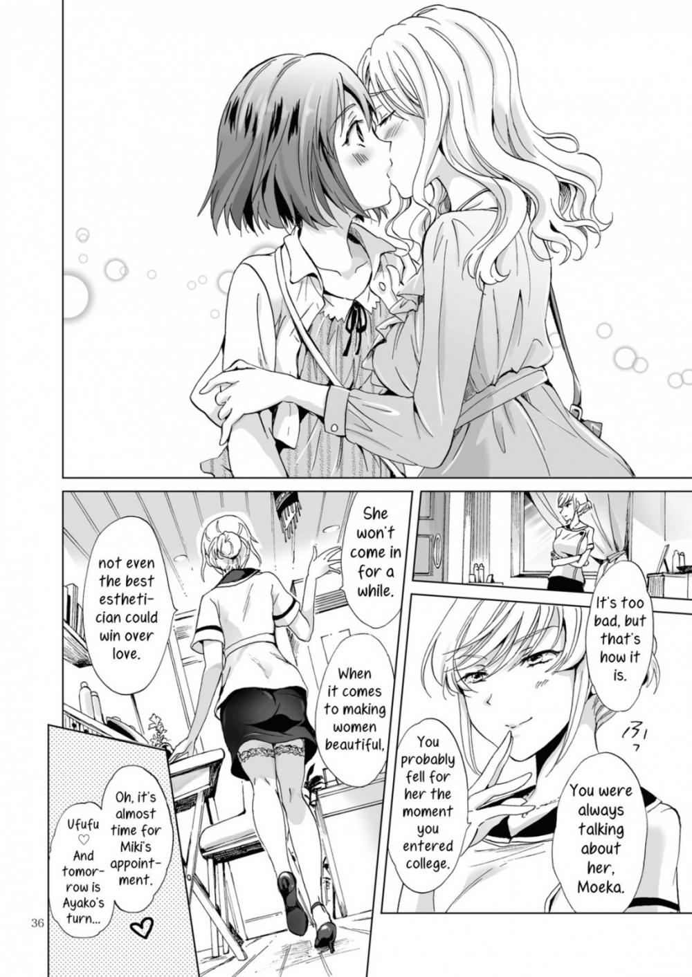 Hentai Manga Comic-Secret Yuri Salon, Friends Course-Read-35